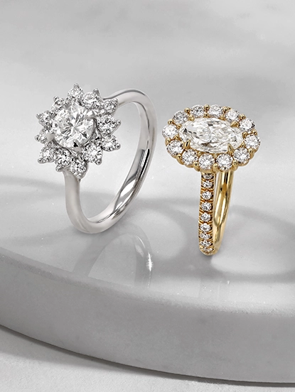 Halo Engagement Rings